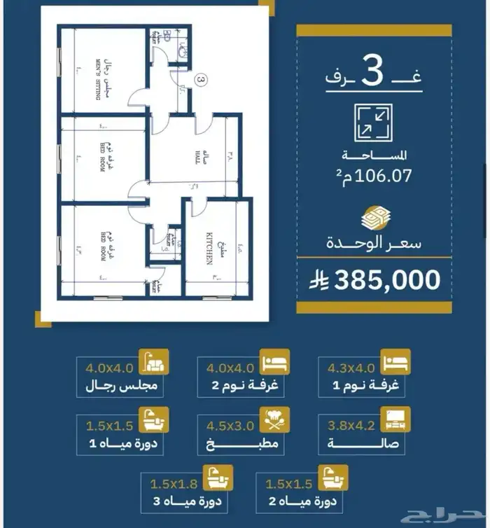 شقق للبيع في جدة وغيرها 3