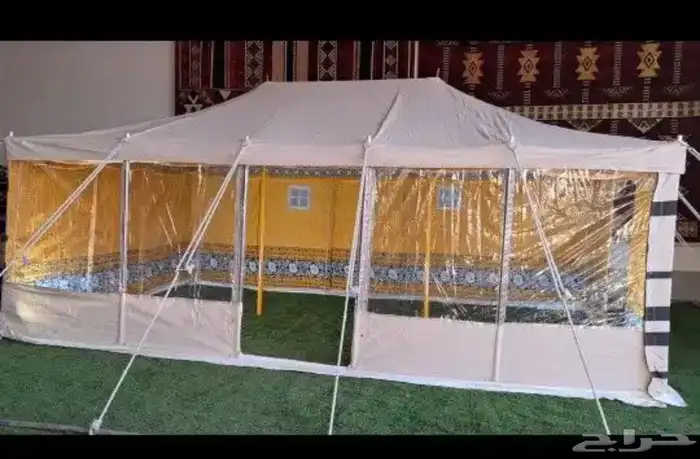 خيمة على شكل بيت شعر 6