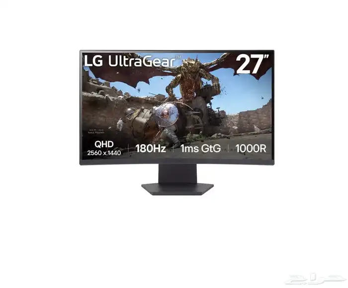 شاشه العاب lg منحنيه 180 هرتز 0