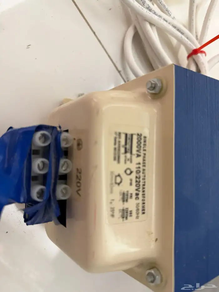 محول ومنظم كهرباء مستخدمه للبيع 0