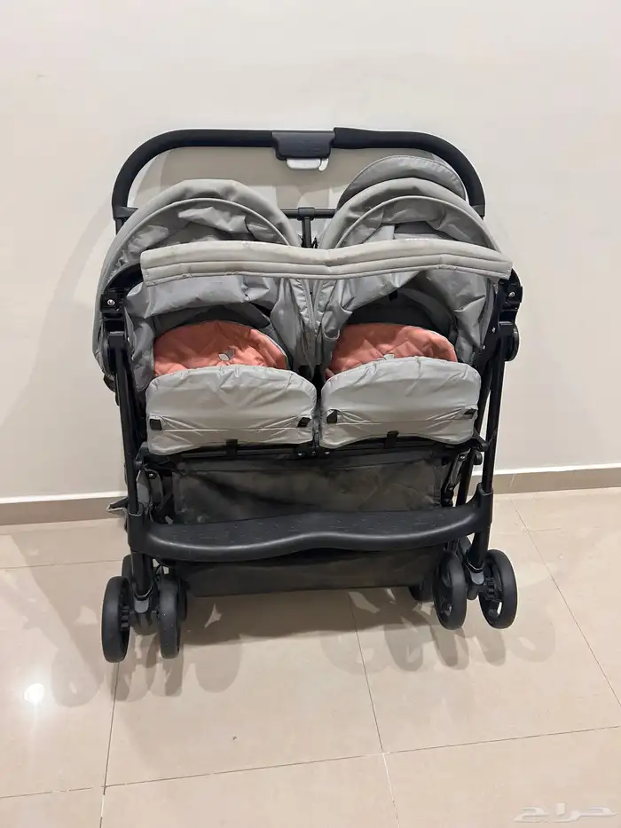 عربة أطفال توأم 2