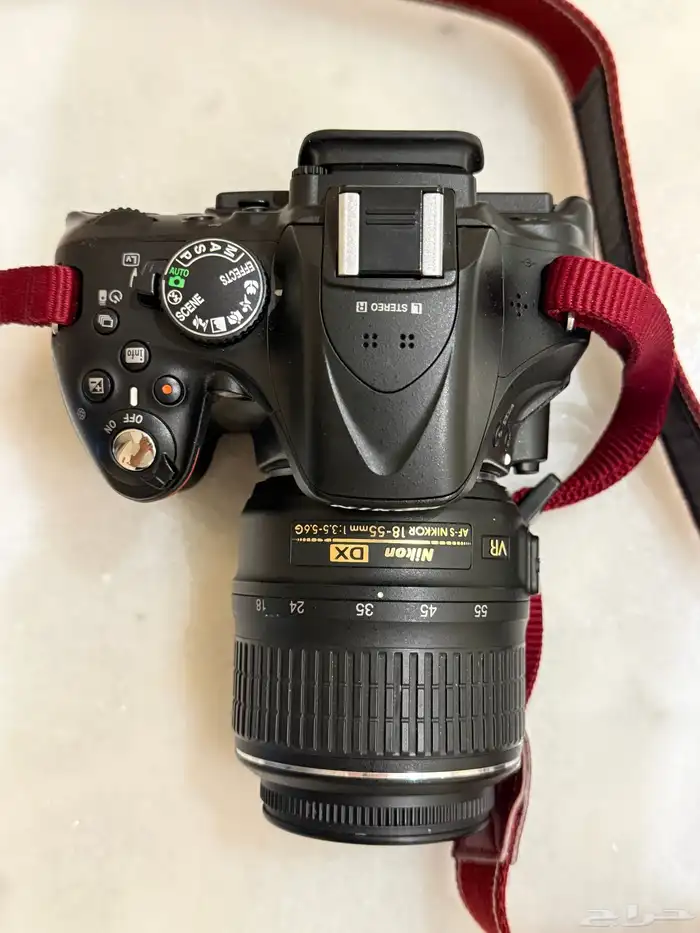 كاميرا احترافية نيكون - Nikon D5200   عدسة VR 18-55 9