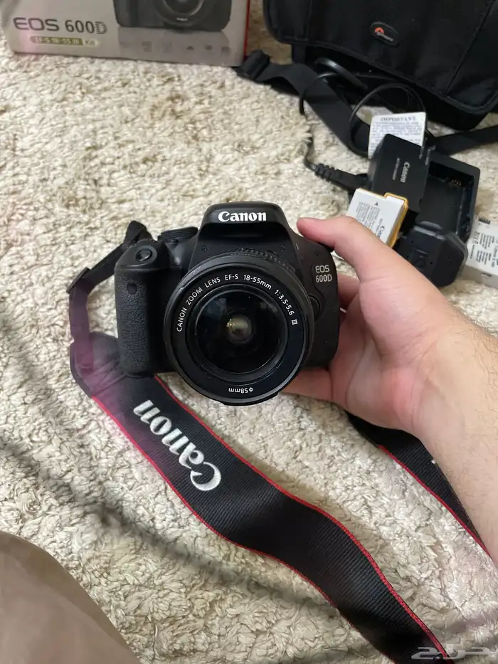 كاميره Canon مع كامل معداته بدون ذاكره 1
