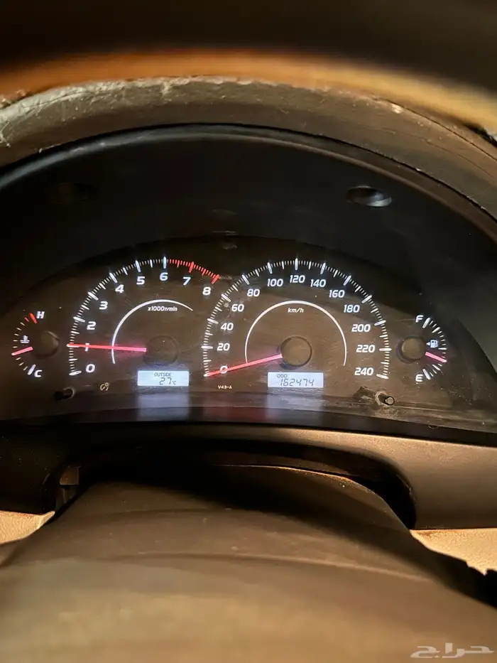 كامري 2010 مخزنه استاندر اسود مالك اول شايب 8