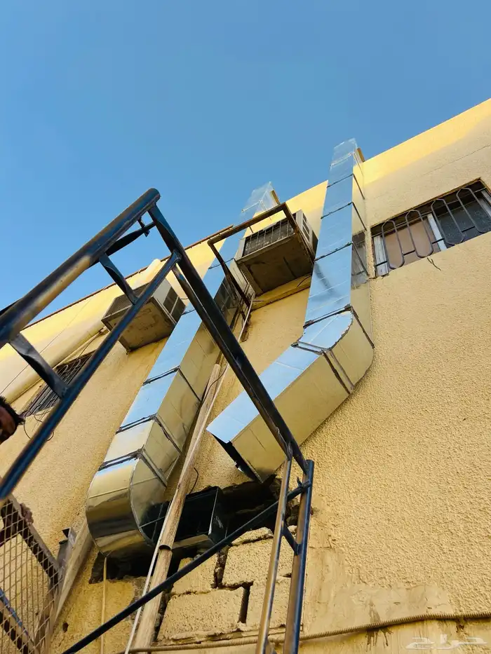 مطبخ مطعم شفاط ومدخنة من الفولاذ دكت ومكيفات تفصيلDuct26448 6