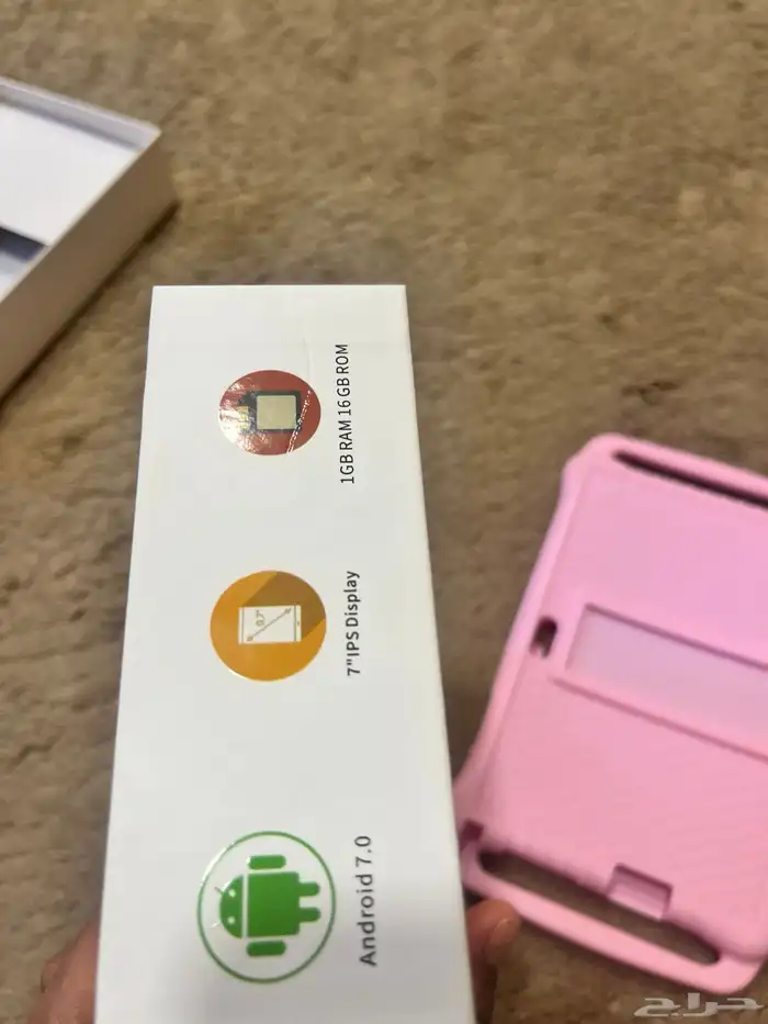 آيباد ANdroid اثنين ازرق واحمر استعمال شهر 11