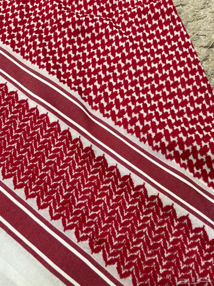 شماغ ملكي خاص دم غزال مقاس 58 مستعمل 1