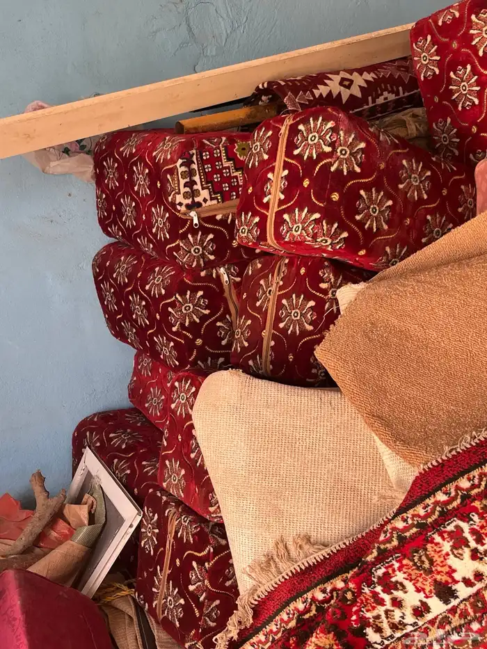 فرشات زل تركي استخدام بسيط وخيمام ومساند ومتاكي وبيت شعر 0