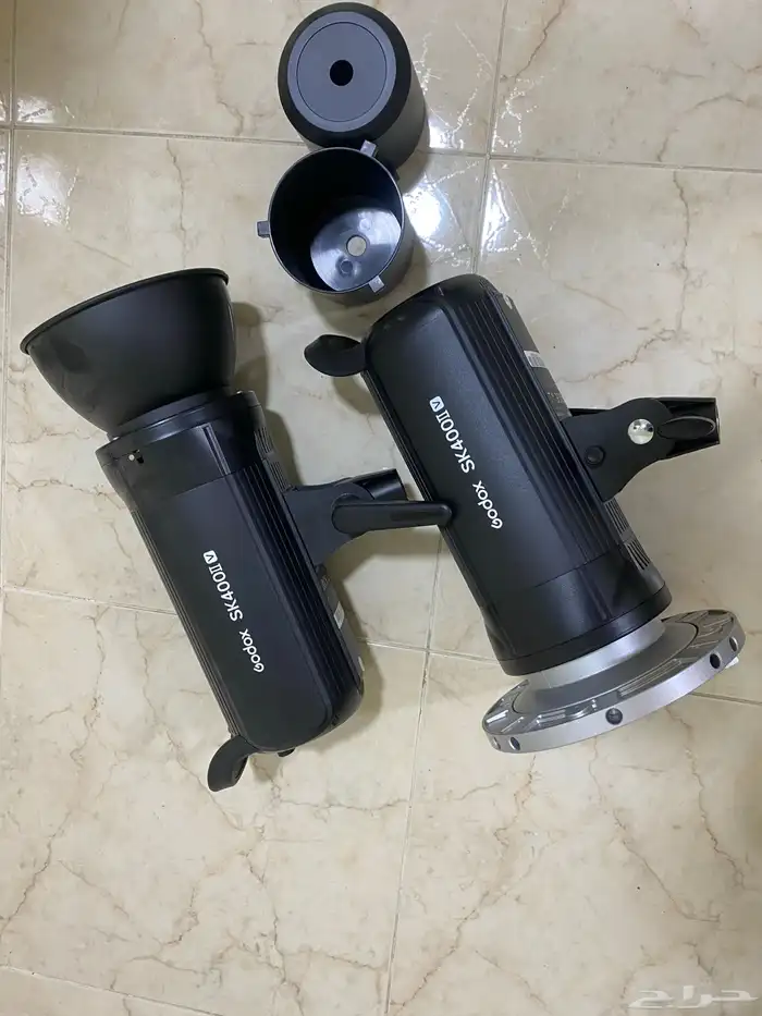 مجموعة فلاش استديو Godox SK400II   شنطة عقل   تريقر XT16 9