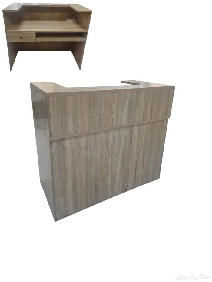 طقم مكتب دولاب طقم بارتيشن وركستيشن كاؤنتر استقبال  راسي 12