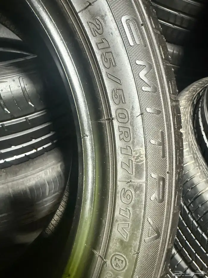طقم ماكسس صيني مقاس 215 50R17 تاريخ 2023 شبه جديد 1