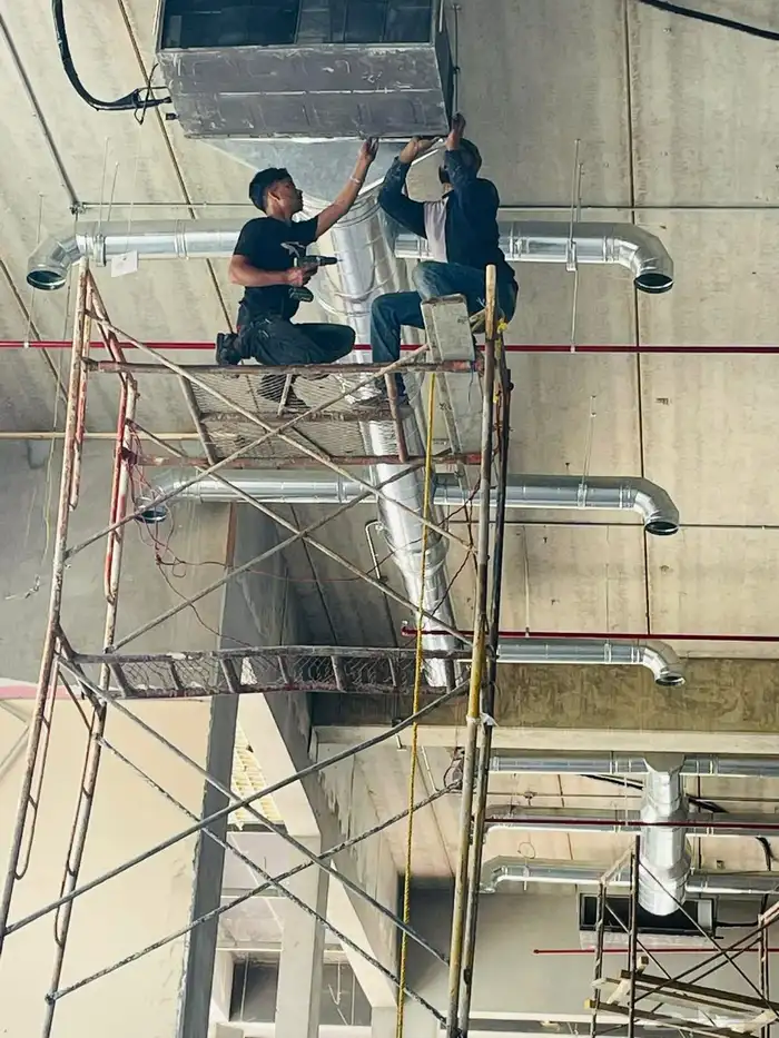 مطبخ مطعم شفاط ومدخنة من الفولاذ دكت ومكيفات تفصيلDuct26448 1