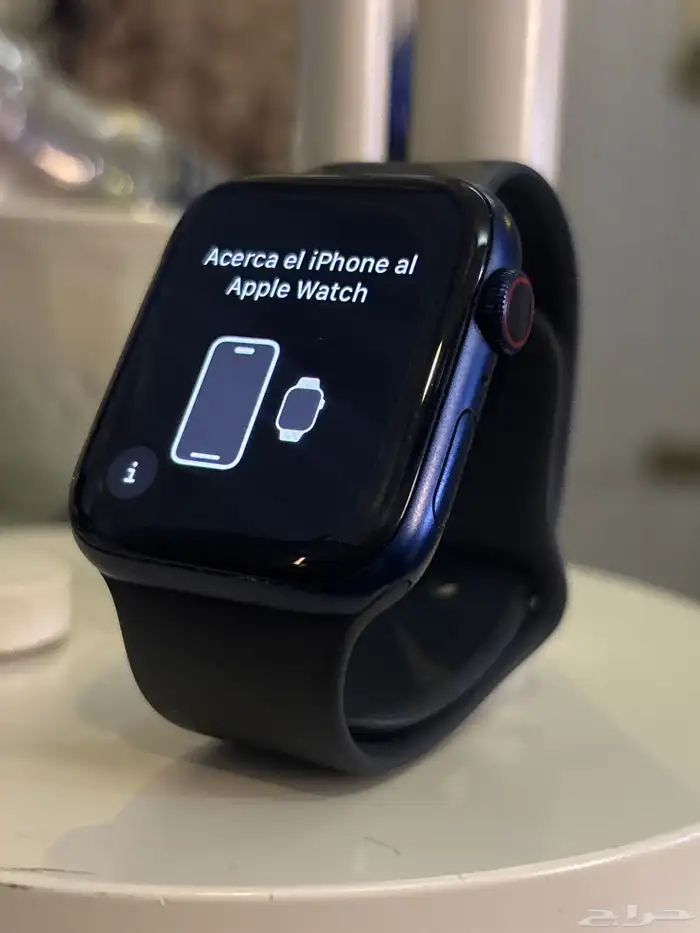 ساعة ابل الاصدار السادس شريحة الكترونية مقفله ايكلاود 0