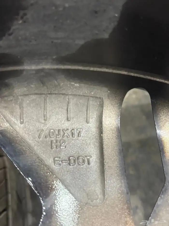 جنوط سناتا مكحله كروم مع كفرات مقاس 17 خوات الجديد 12