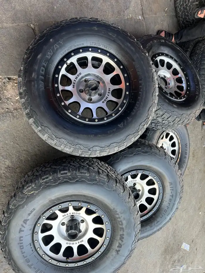 جنوط  ميثود جيب شروكي رنج لار مع ودواي نص حجري 315.70.17 3