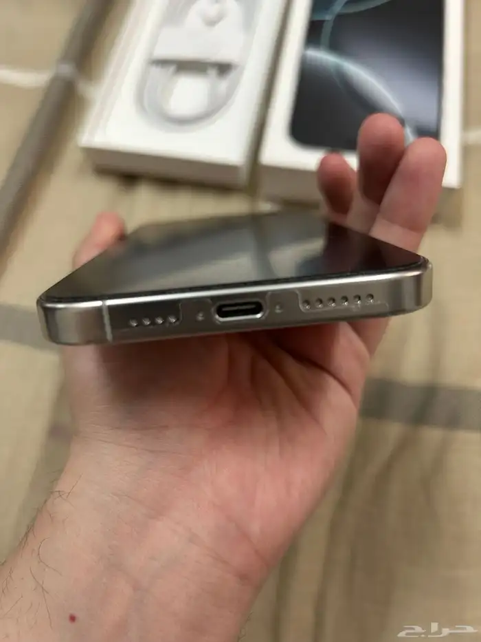 ايفون 16 برو ماكس 256 GB بطارية 100 اخو الجديد 6