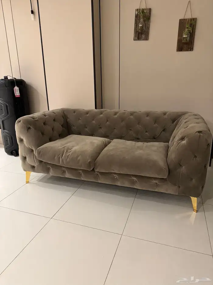 كنبة مقعدين فخمة وراقية 0