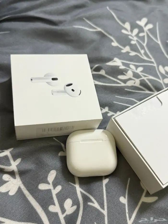 ايربودز ابل اصليه الجيل الرابع مع خاصية عزل الضجيج 6