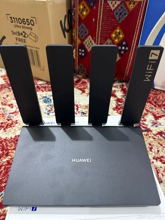 للبيع راوتر HUAWEI أخو الجديد موديل BE3 Pro WiFi 7 6
