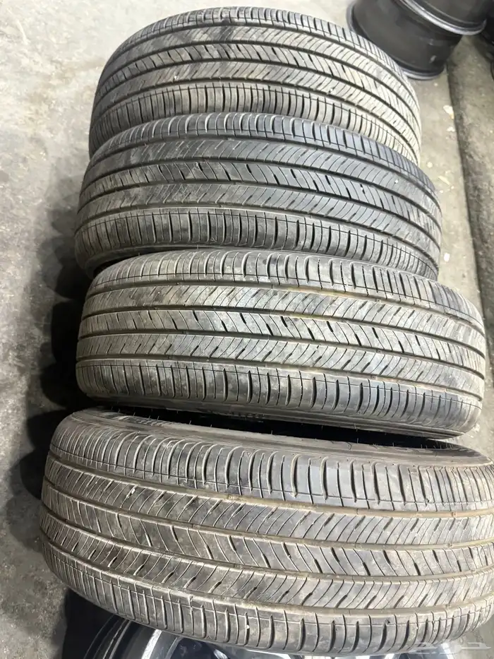 جنوط سناتا مكحله كروم مع كفرات مقاس 17 خوات الجديد 6