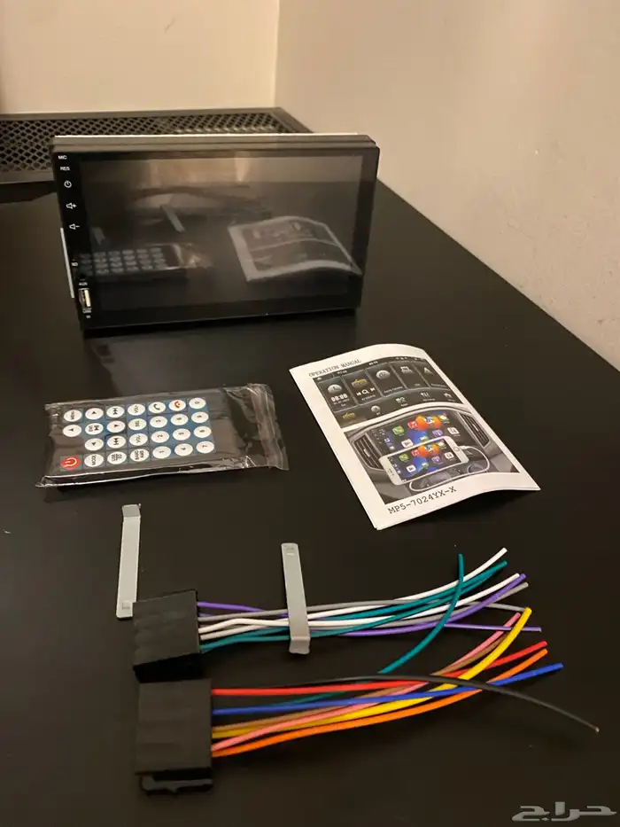 شاشة معلومات للسياره تعمل على جميع الهواتف ابل كار بلاي 0