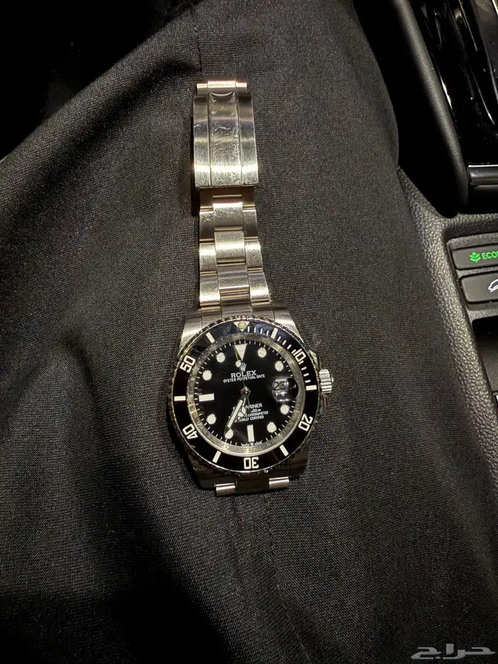 ساعة روليكس ماستر كواليتي submariner 40mm بحالة ممتازة 0