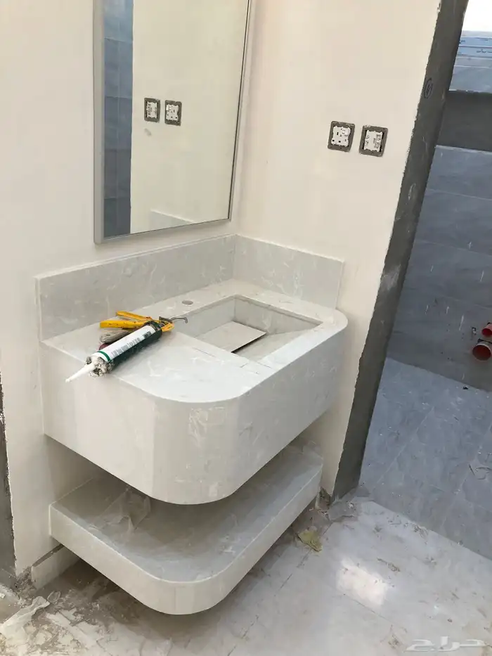 مغاسل رخام طبيعي وصناعة ومطبخ وطولات 4