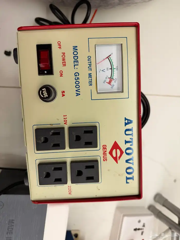 محول ومنظم كهرباء مستخدمه للبيع 5