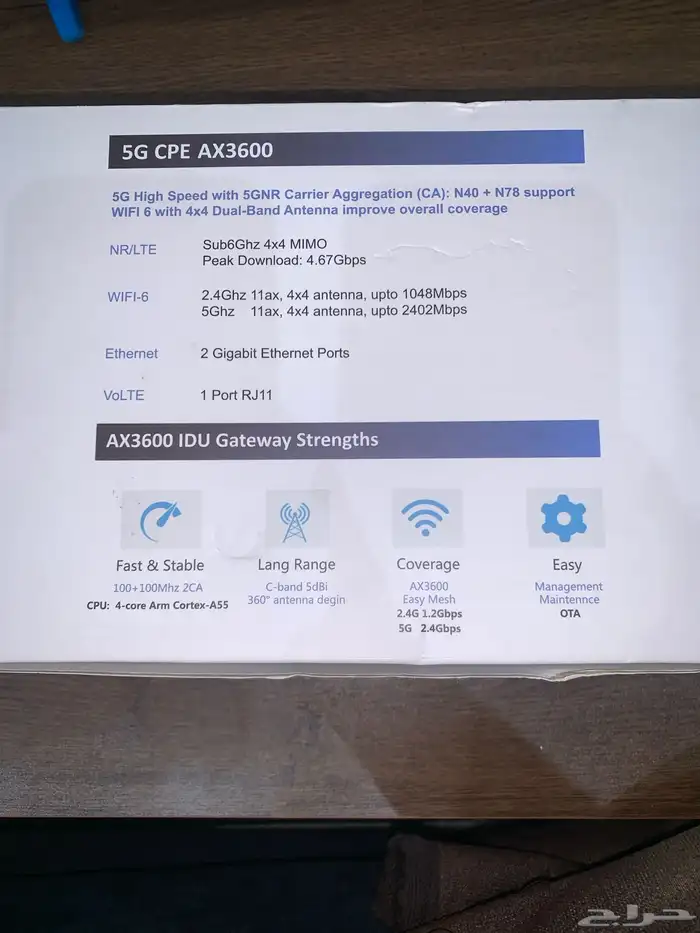 مودم 5G جديد بكرتون 2
