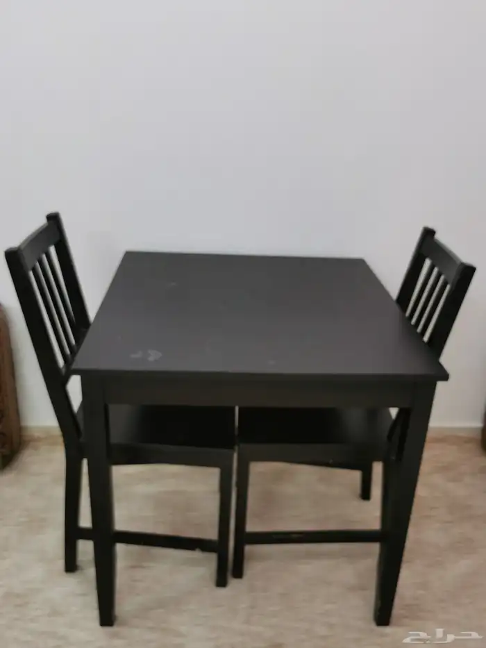 طقم طاولة طعام صغيرة مع 2 كرسي من إيكيا 0