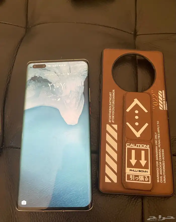 جوالين هواوي 40 pro و وريدمي مع الكراتين 3