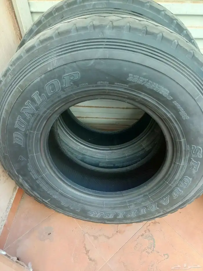 للبيع كفرات دنلوب مقاس 65 225 موديل 21 2