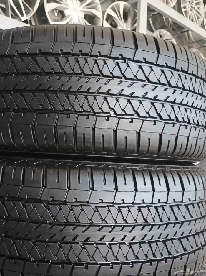 طقم كفرات برجستون مقاس 275 60 20 شبه جديده 4