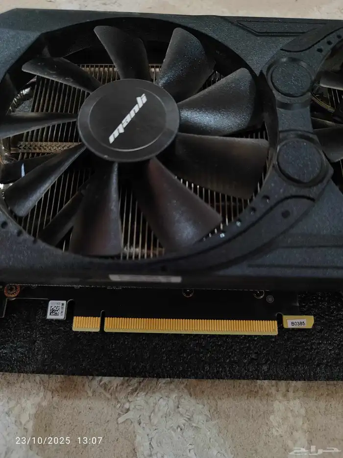 كرت 3060ti 8GB نضيف جدا من شركة manli السعر 4
