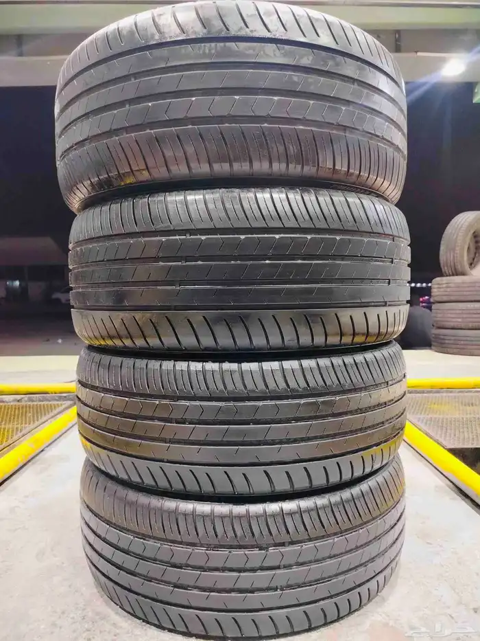 طقم كفرات اخ الجديد امام 225 45 19 خلفي 255 40 19 تاريخ 2024 0