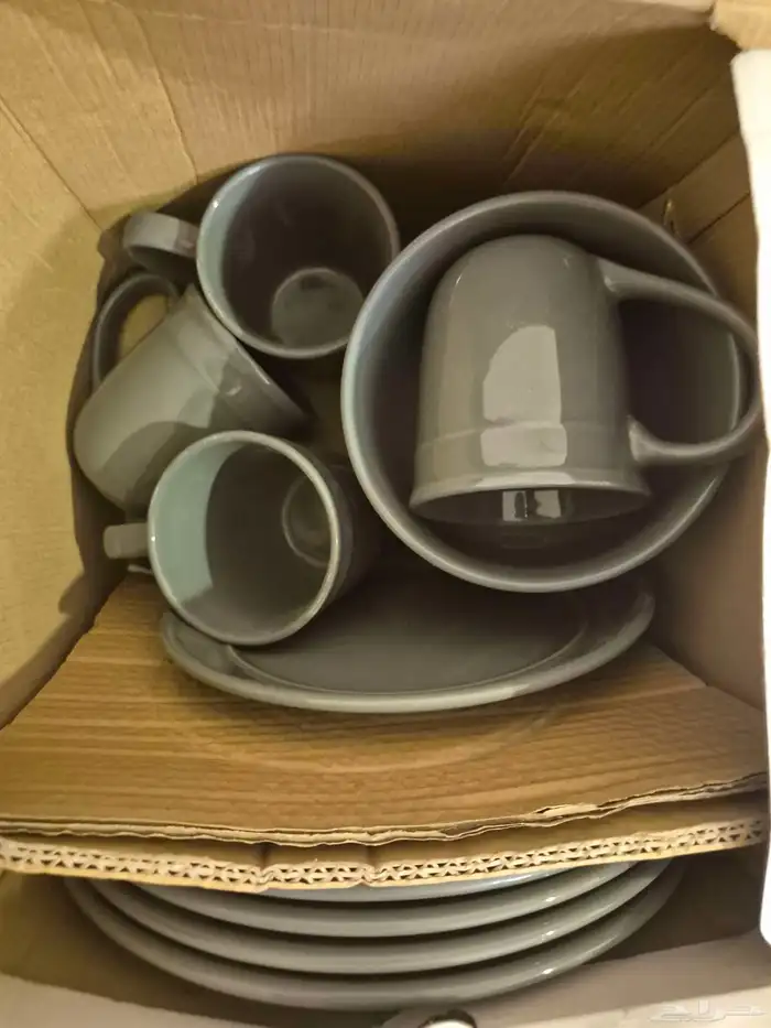 جديد طقم 16قطعة لون رمادي 1