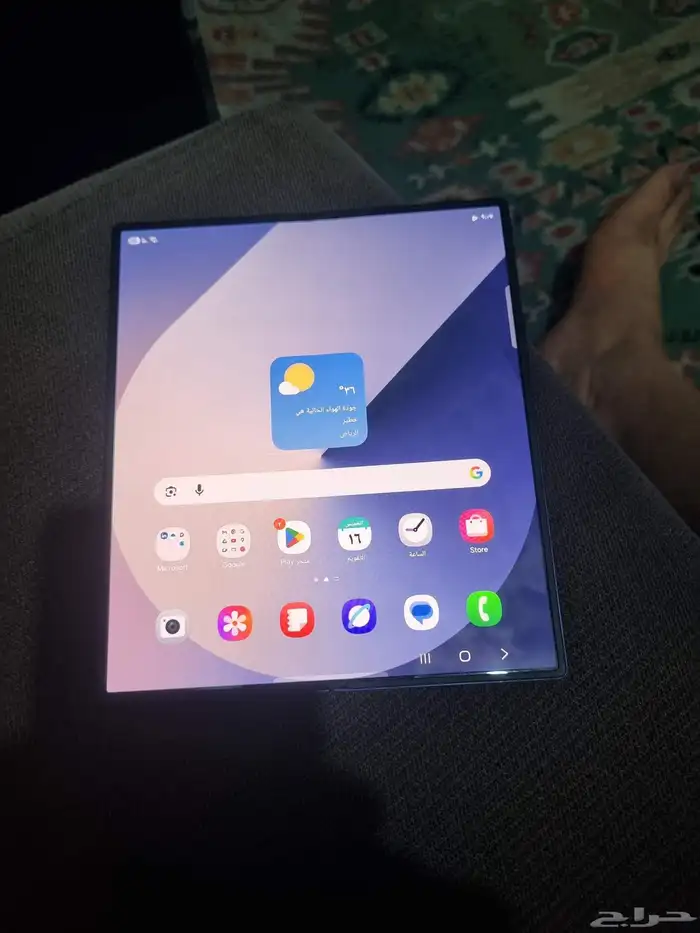 سامسونج فولد 6 استعمال خفيف الذاكره 256 الرام 12 4