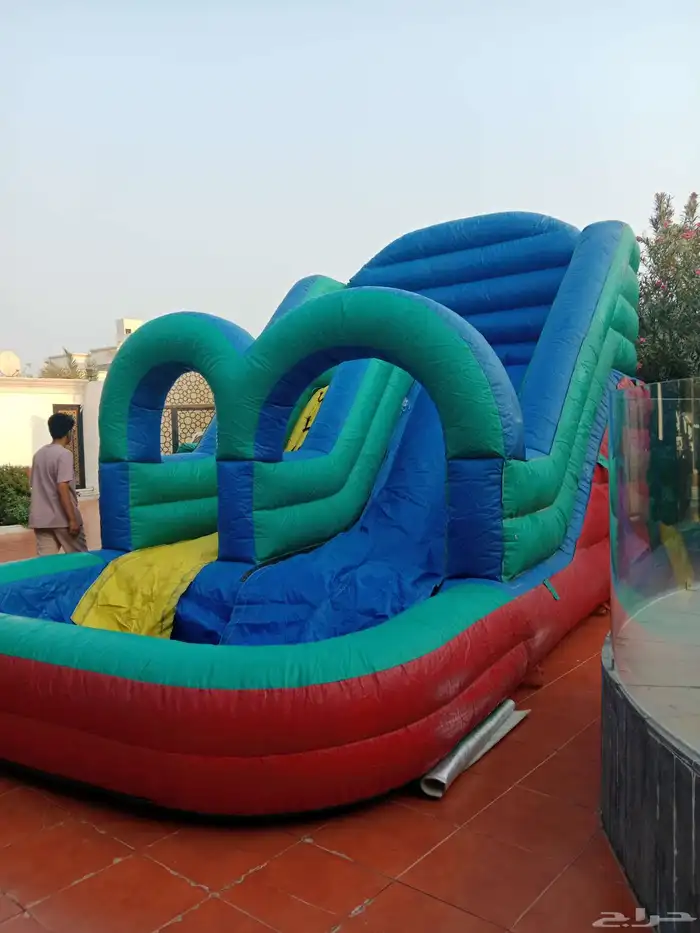 ايجار ملعب صابوني زحليق نطيطات 5