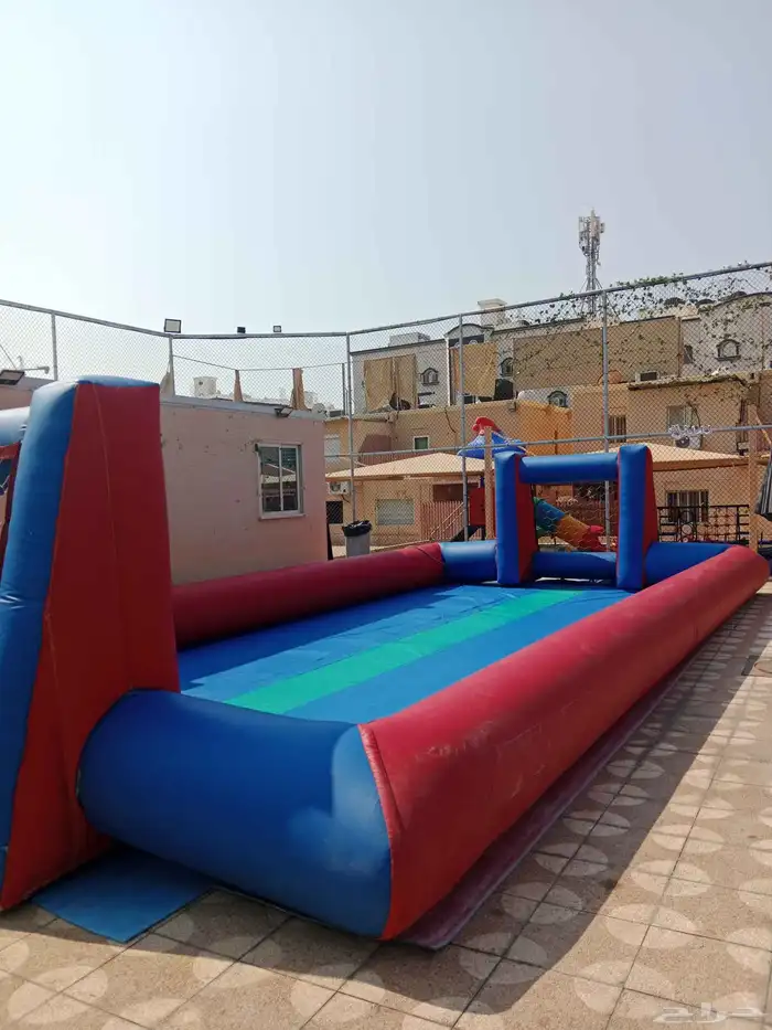 ايجار ملعب صابوني زحليق نطيطات 7