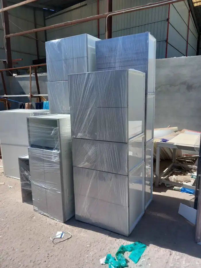 تفصيل مطابخ المونيوم بسعر المصنع مع الرخام الصناعي 0