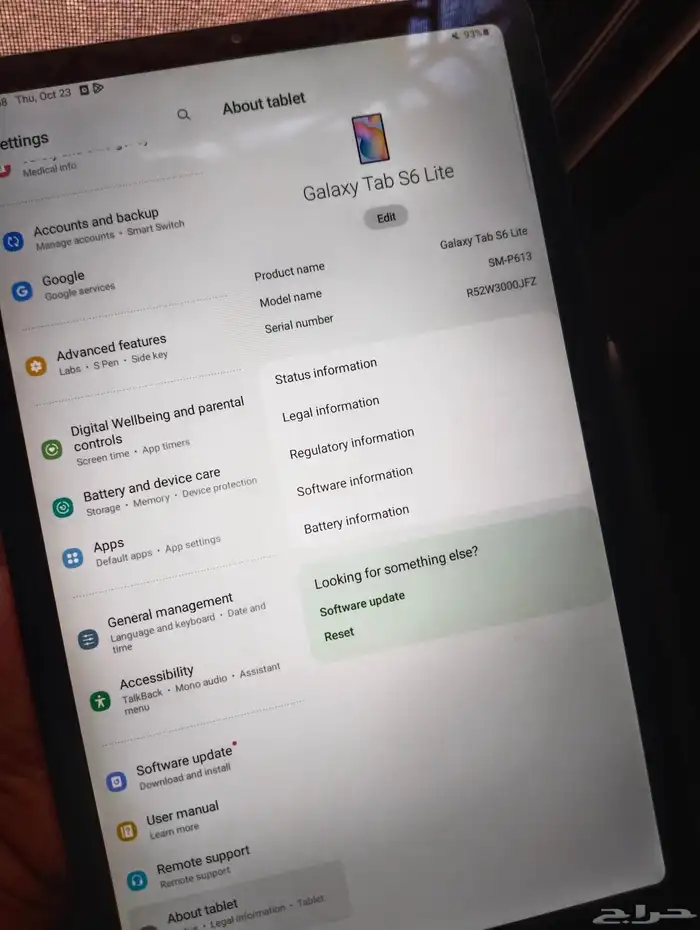 SAMSUNG TAB S6 LITE 2