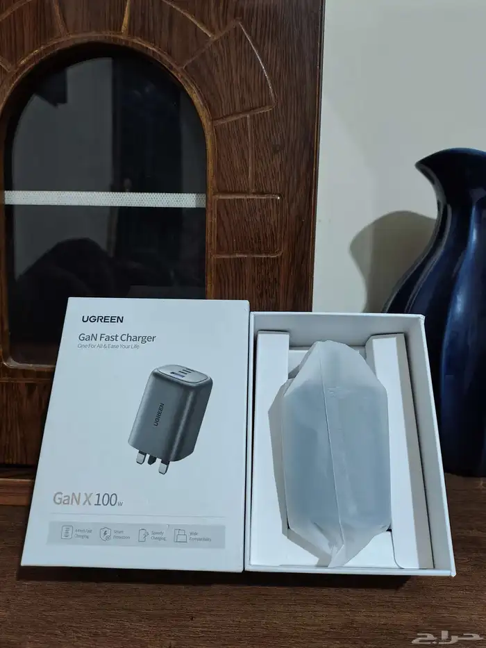 شاحن جداري يوجرين 100واط مع سلك شحن جديد 1