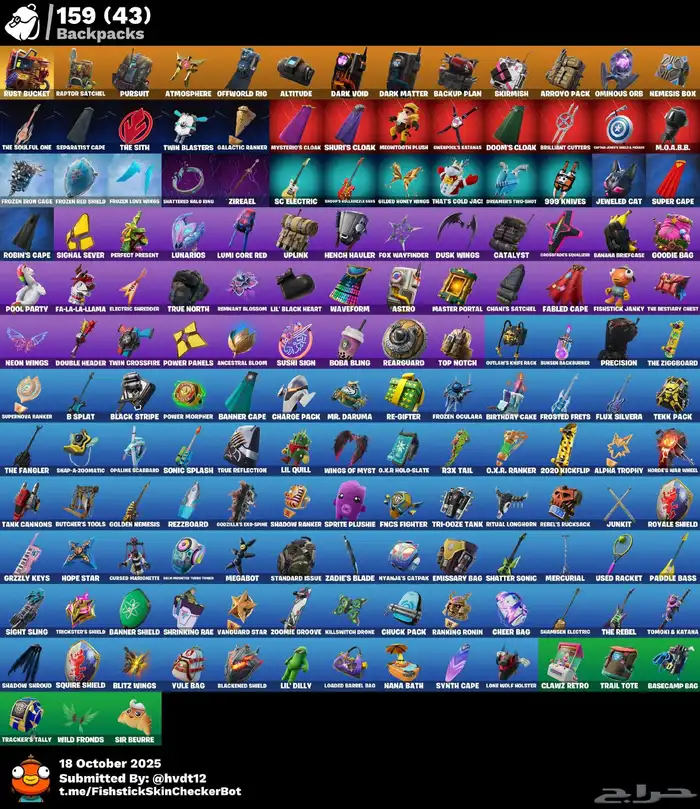 حساب فورت طور الزومبي 9