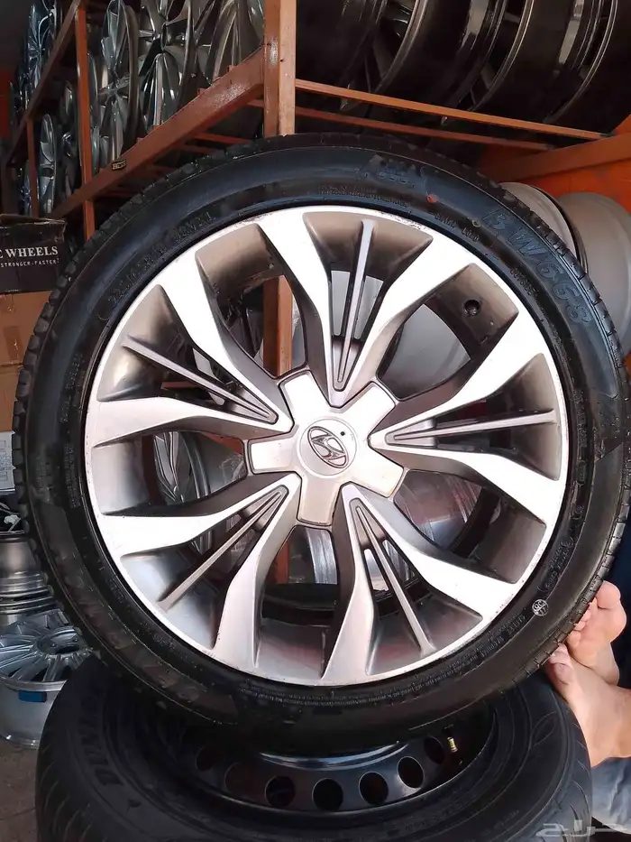 جنوط سوناتا موديل 2017 مقاس18 اصلي وكاله معى الكفرات 1