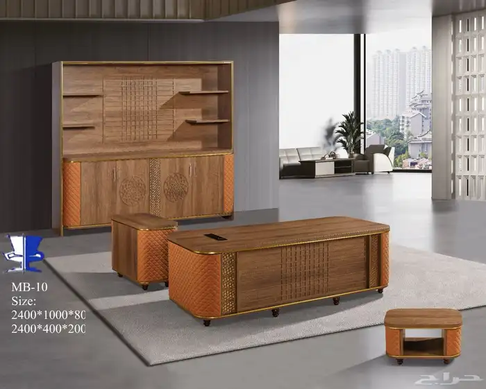 مودرن فخم مكتب مجموعة طقم كامل كنب كرسي جلد تخفيضات على سعر 41