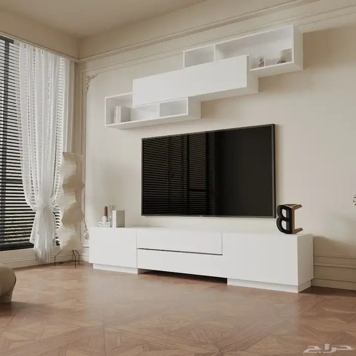 طاولات تلفزيون رفوف جدارية 11