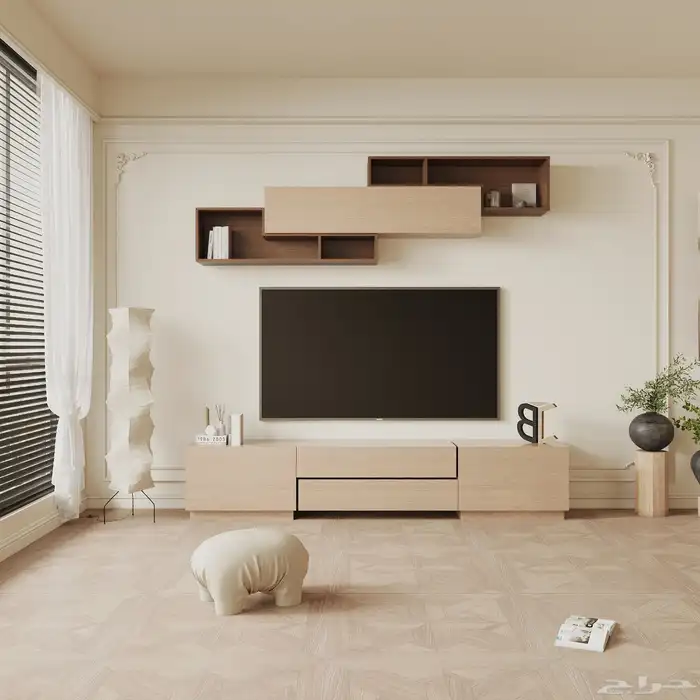 طاولات تلفزيون رفوف جدارية 12