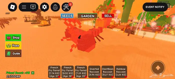 حساب روب ملعوب بلوكس فروت و ماب المزرعه و مابات كثير 14