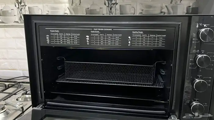 فرن كهربائي لوكسيل مع قلاية هوائية تركي .(جديد) 4