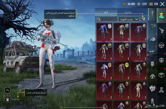 حساب ببجي أسلوب خرافي لفل81 1